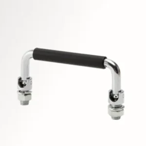The 152-0 is a metal U-shaped handle featuring a black grip and screw attachments on each end.