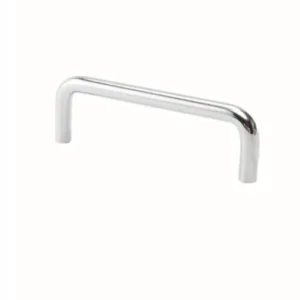 The product 154-0 is a silver metal drawer or cabinet handle featuring a simple, rounded design set against a white background.