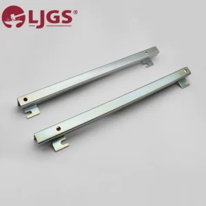 Two 168-0 metal brackets with a logo in the top left corner on a plain background.