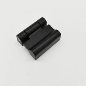 A small, rectangular black hinge with rounded edges from the 30-0 product line, displayed on a white background.