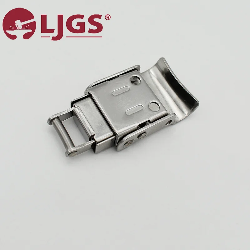 DK624 (3) toggle latch with a stainless steel lever and locking mechanism against a plain background.