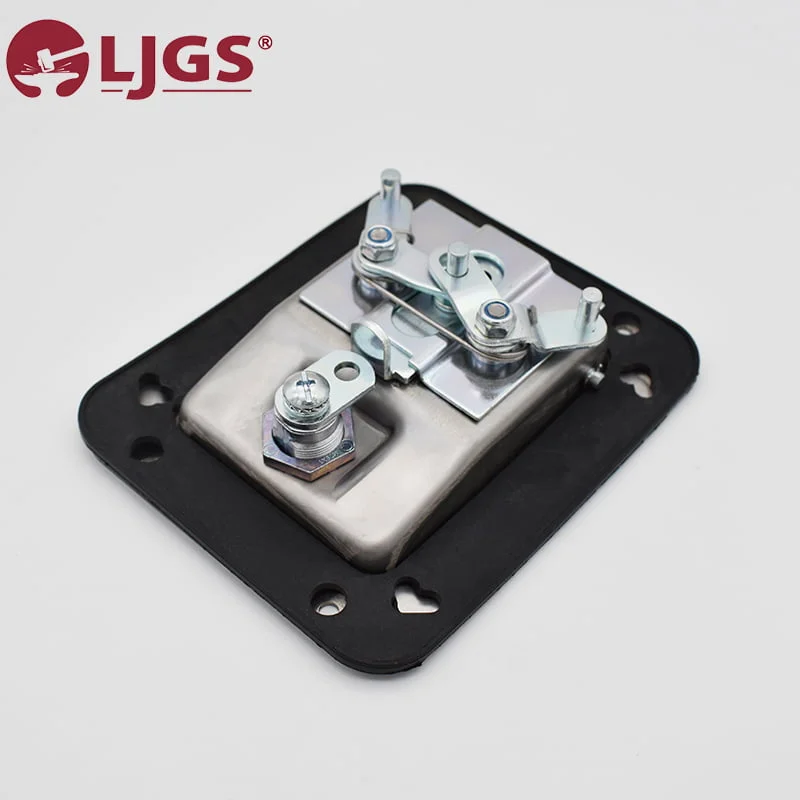 The MS866-2 (4) model features a metal latch mechanism mounted on a black rectangular base, with the "LJGS" brand logo prominently displayed in the top left corner, ensuring both durability and style.